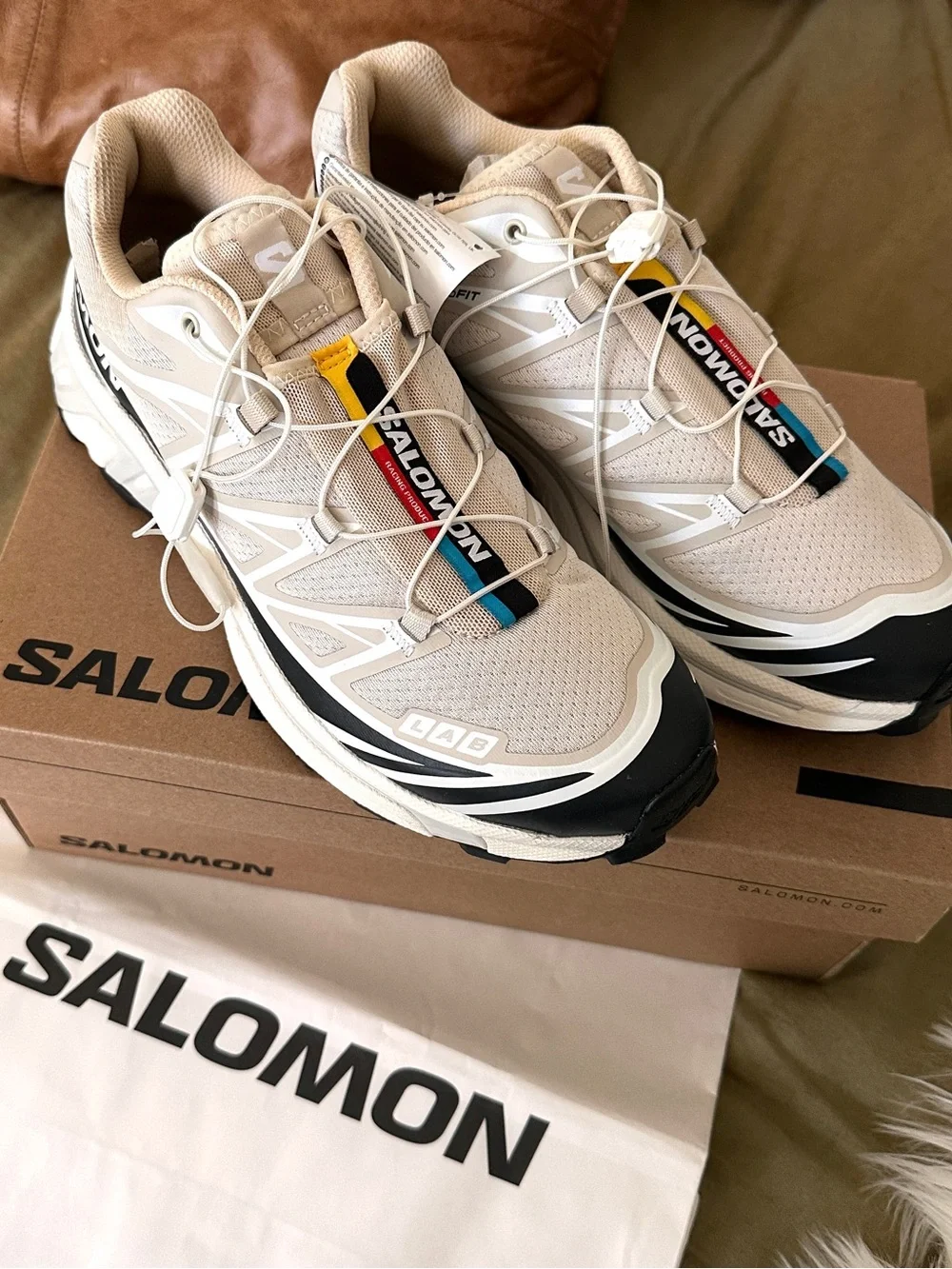 Salomon XT-6 — Rainy Day/Black/White